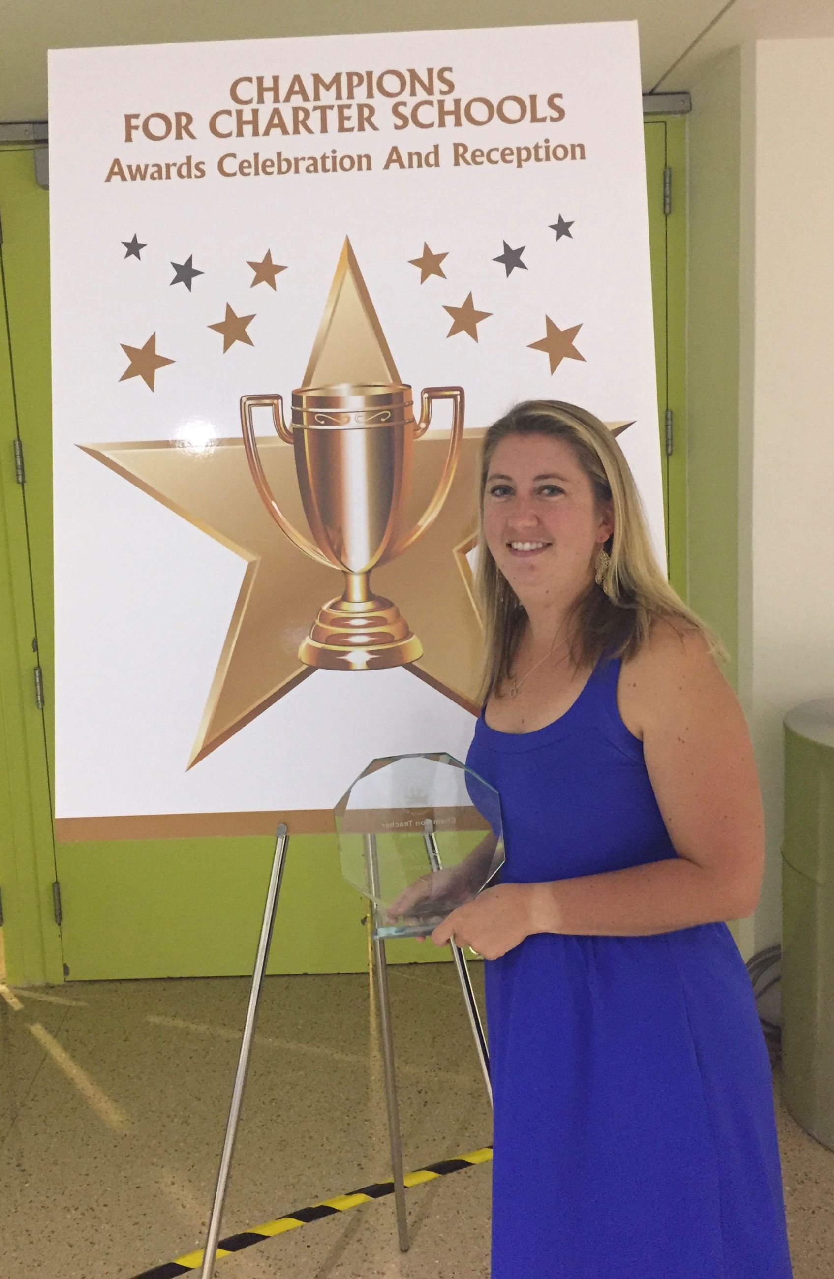 Mrs Yeaman charter school champion 17