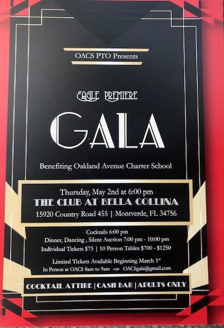 OACS 2019 Gala Information
