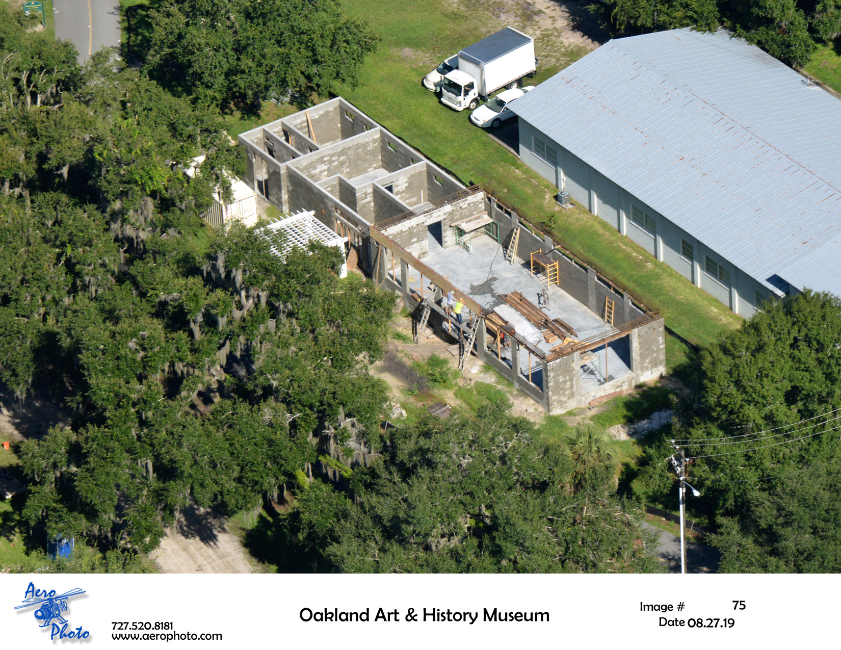 Healthy West Orange Arts & Heritage Center First Aerial Construction Image