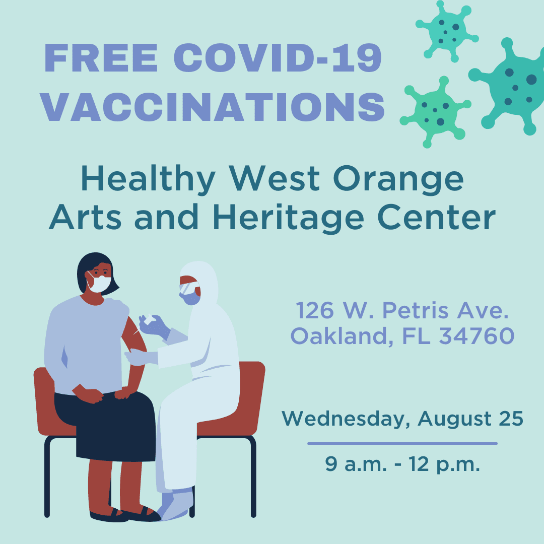 Town of Oakland and Arts and Heritage Center  to Host “COVID-19 Vaccination Health Fair” 