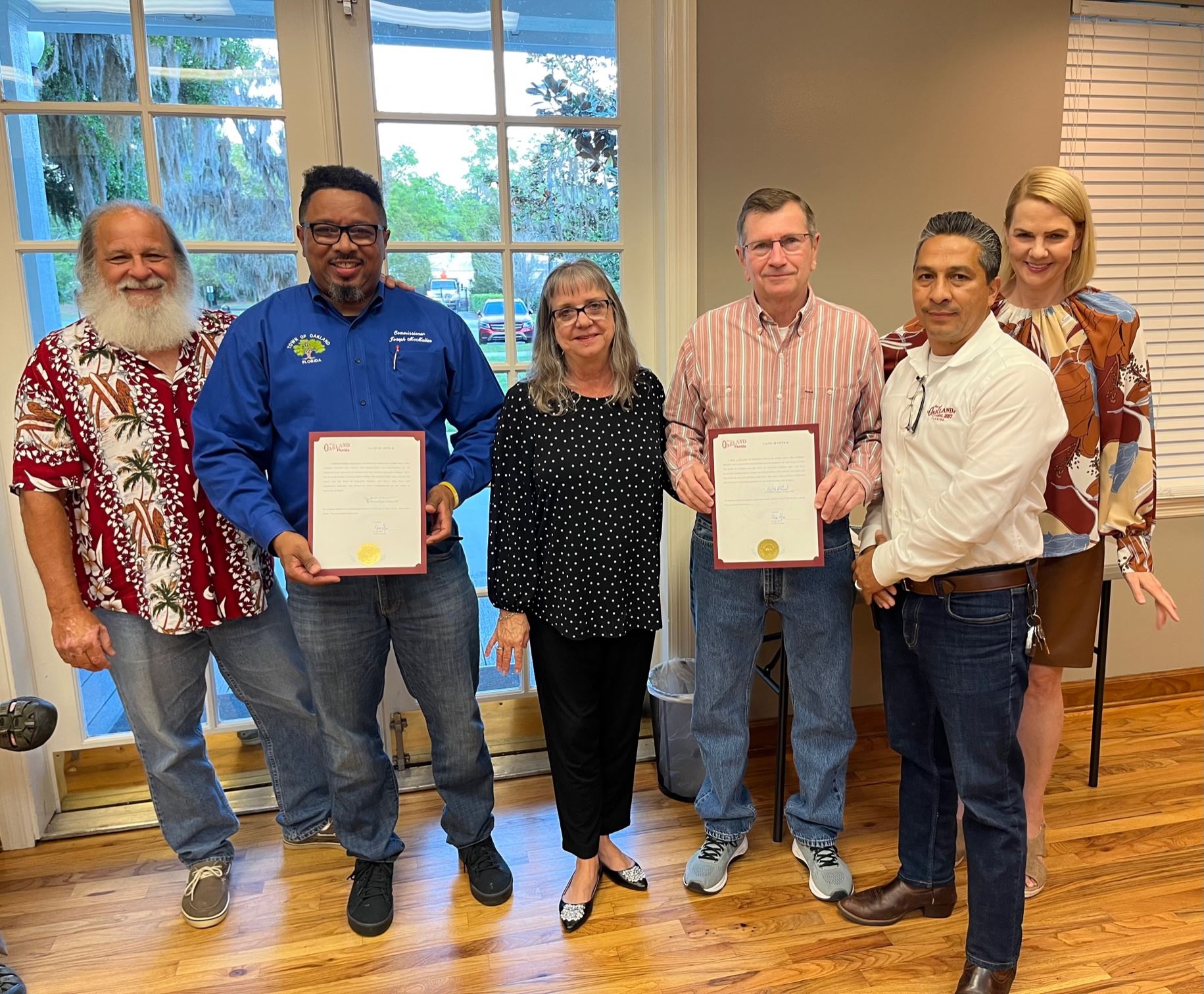 Commissioners Rick Polland and Joseph McMullen