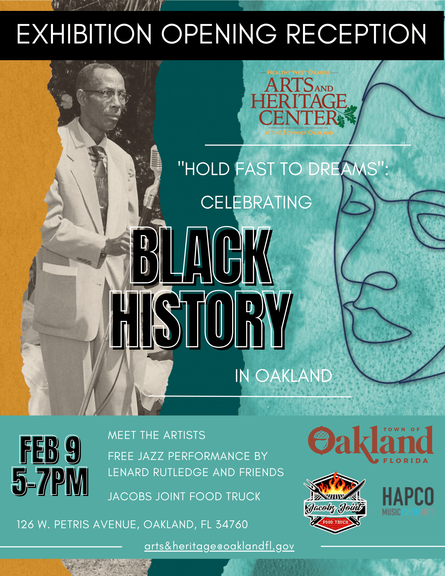 Black History Month Reception Invite