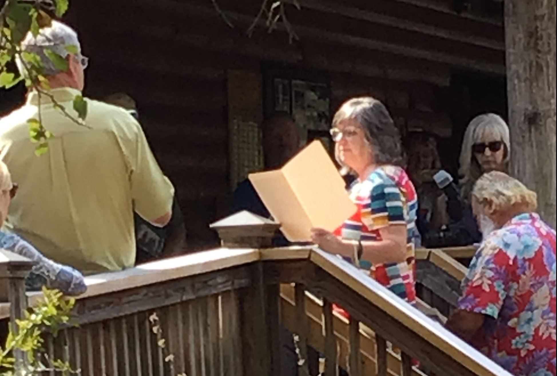 Mayor Kathy Stark reading proclamation making February 16, 2019 