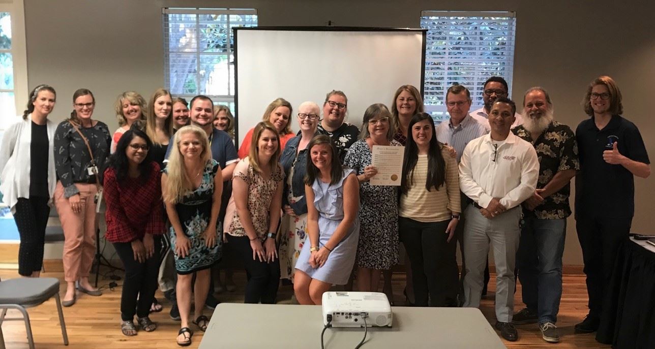 OACS Teachers and Town Commissioners